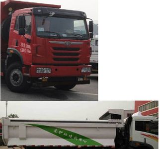 Jiefang Automobile CA3310P2K2L4T4E4A80 Flat head diesel dump truck