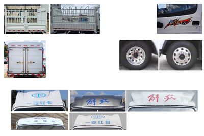 Jiefang Automobile CA5030CCYQ3L1E61 Grate type transport vehicle