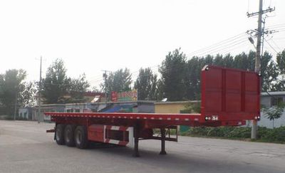 New Hongdong brand automobiles LHD9401ZZXPC Flat dump semi-trailer