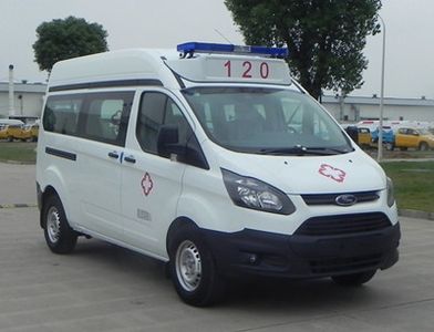 Jiangling Quanshun brand automobiles JX5046XJHMK5V ambulance