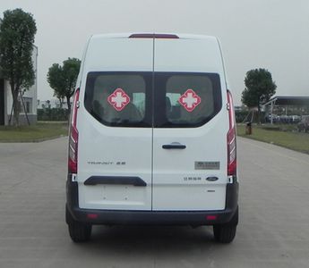 Jiangling Quanshun brand automobiles JX5046XJHMK5V ambulance