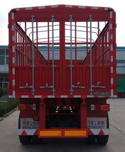 Dahenghui brand automobiles SJQ9402CCY Gantry transport semi-trailer