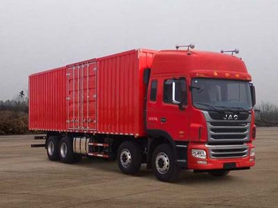 Jianghuai brand automobiles HFC5311XXYP1K6H45S2V Box transport vehicle