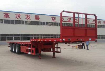 Liangtong brand automobile LTT9400TPBE Flat transport semi-trailer