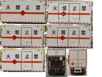 Dongfeng  EQ5045XRQ8CD2ACWXP Flammable gas box transport vehicle