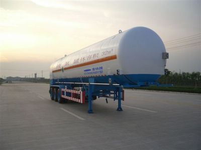 Chart CTZ9382GDYLow temperature liquid transport semi-trailer