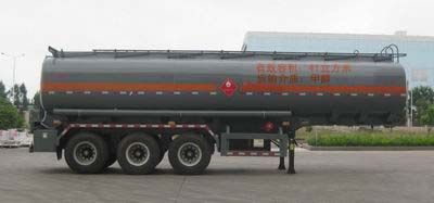 Hercules FTW9401GRY Flammable liquid tank transport semi-trailer