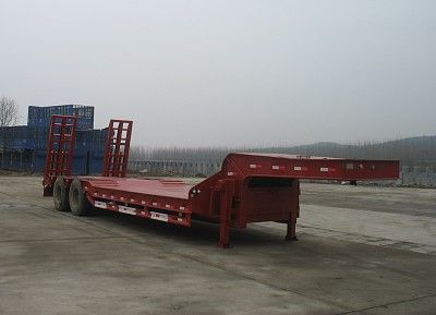 Junqiang  JQ9350TDP Low flatbed semi-trailer