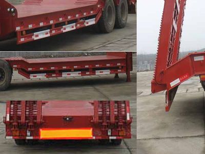 Junqiang  JQ9350TDP Low flatbed semi-trailer