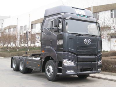 Jiefang Automobile CA4250P66K2T1AE Flat head diesel semi-trailer tractor