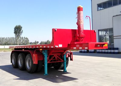 Yongsheng Automobile LYS9400ZZXP Flat dump semi-trailer