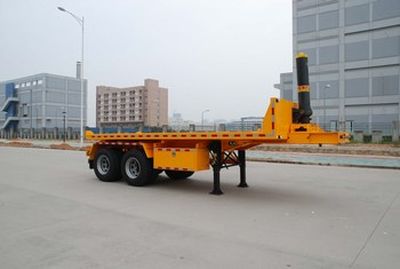 Hong Kong and Guangdong  HSD9340ZZXP Flat dump semi-trailer