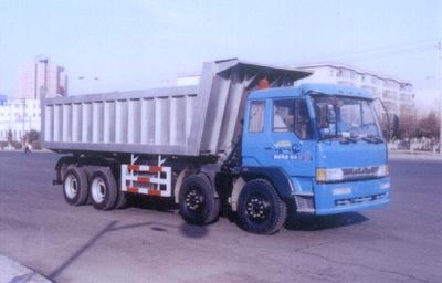 Jiefang Automobile CA3308P1K2T4 8 × 4 flat head diesel dump truck