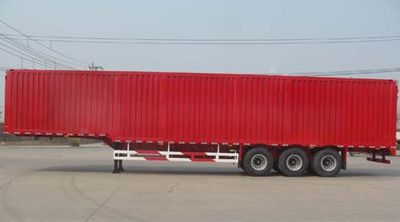 Tianjun Dejin brand automobiles TJV9400XXYE Box transport semi-trailer