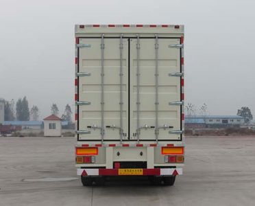 Tianjun Dejin brand automobiles TJV9400XXYE Box transport semi-trailer