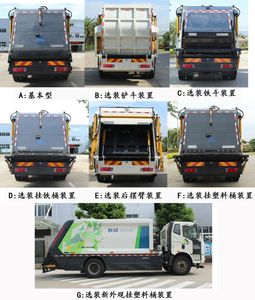 Qunfeng  MQF5180ZYSJF6 Compressed garbage truck