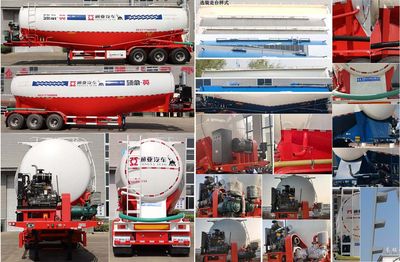 Tongyada  CTY9403GFL55 Low density powder material transportation semi-trailer