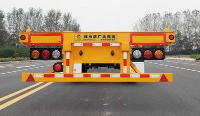 Guangda Hongyuan brand automobiles GHY9351TJZ Container transport semi-trailer