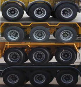 Qilin  QLG9404GYY Aluminum alloy oil transport semi-trailer