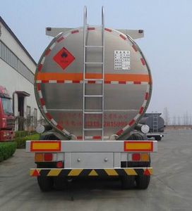 Qilin  QLG9404GYY Aluminum alloy oil transport semi-trailer