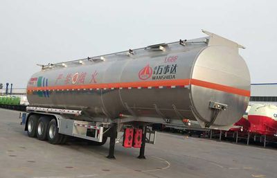 Mastercard SDW9409GRYA Aluminum alloy flammable liquid tank transport semi-trailer