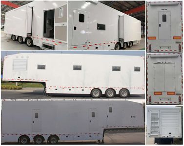 Hengtong Liangshan brand automobiles CBZ9220XYL Medical semi-trailer