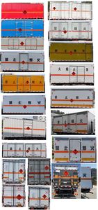 Chusheng  CSC5125XRY6 Flammable liquid box transport vehicle