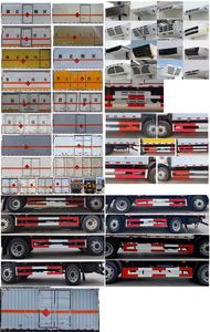 Chusheng  CSC5125XRY6 Flammable liquid box transport vehicle