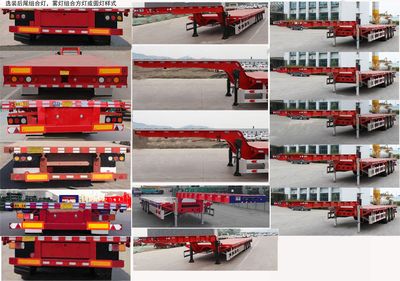 Xintaiyuan brand automobiles XTY9400TDP Low flatbed semi-trailer