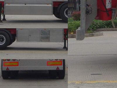 Ruijiang  WL9402GRY Aluminum alloy flammable liquid tank transport semi-trailer