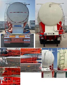 Tonghua  WTY9400GFL63 Low density powder material transportation semi-trailer