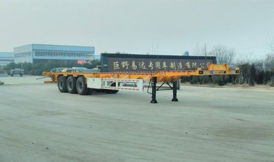 Linzhou  YDZ9409TJZD Container transport semi-trailer