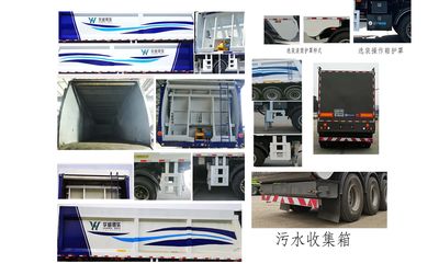 Hua Wei Chi Le  SGZ9400ZLJ Garbage transfer semi-trailer