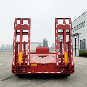 Yizhou brand automobile ZLT9380TDP Low flatbed semi-trailer