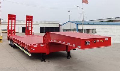 New Hongdong brand automobiles LHD9380TDP Low flatbed semi-trailer