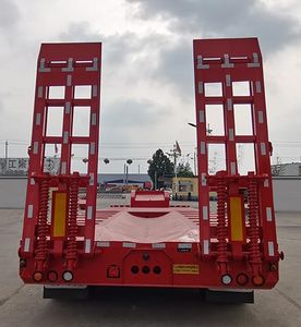 New Hongdong brand automobiles LHD9380TDP Low flatbed semi-trailer