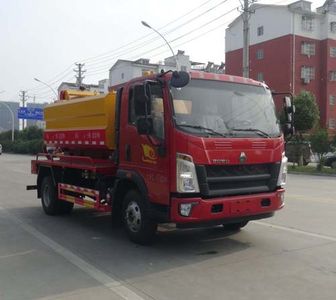 Huatong brand automobiles HCQ5088GQWZZ6 Cleaning the suction truck