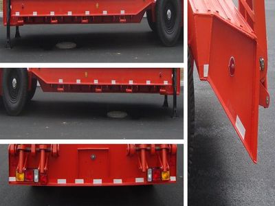 Huanghai  DD9281TDP Low flatbed semi-trailer