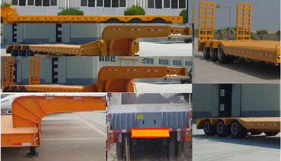 Junqiang  JQ9400TDP Low flatbed transport semi-trailer