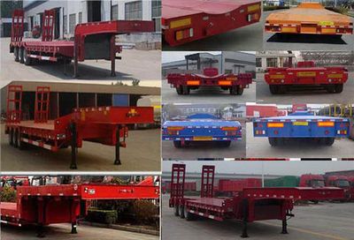 Junqiang  JQ9400TDP Low flatbed transport semi-trailer