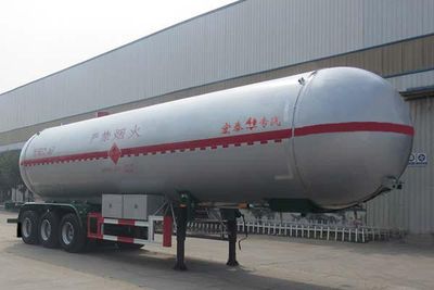 Zhengkang Hongtai brand automobiles HHT9403GYQ Semi trailer for liquefied gas transportation