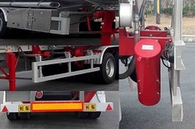 Tianming  TM9400GYY Aluminum alloy oil transport semi-trailer