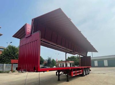 Huatai Hongyuda Automobile YXF9400XYK Wing opening box semi-trailer