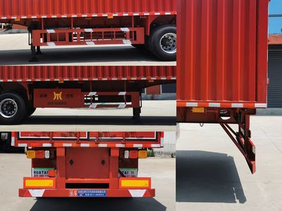 Huatai Hongyuda Automobile YXF9400XYK Wing opening box semi-trailer