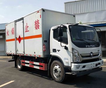 Huatong brand automobiles HCQ5128XRQJEAFK Flammable gas box transport vehicle