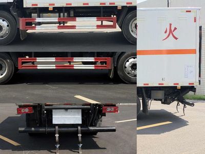 Huatong brand automobiles HCQ5128XRQJEAFK Flammable gas box transport vehicle