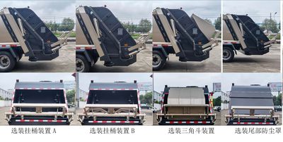 Dali  DLQ5097ZYSLZ6 Compressed garbage truck