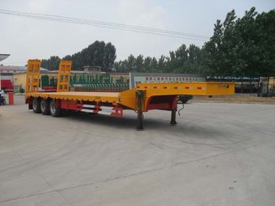 Haotong  LWG9400TDP Low flatbed transport semi-trailer