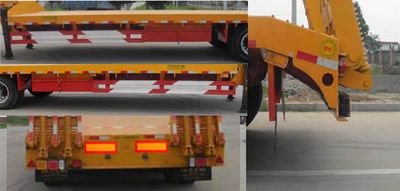 Haotong  LWG9400TDP Low flatbed transport semi-trailer