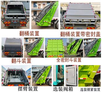 Cheng Li  CL5186ZYS6BHQ Compressed garbage truck